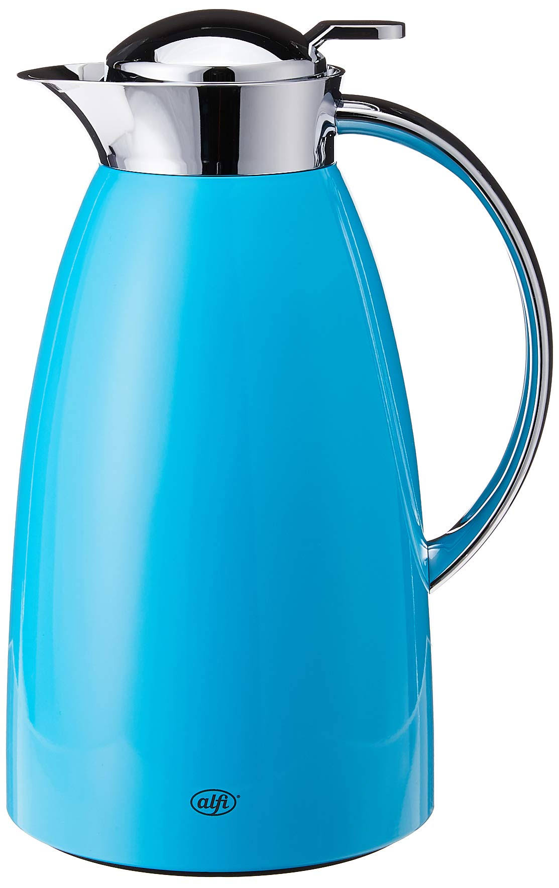 Alfi AG1900TL2 1.06-Quart Gusto Glass Vacuum Carafe (Lacquered Metal Aquamarine)