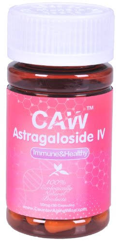 Caw Astragalus Root Extract: Astragaloside IV 98% 50mg (30Capsules)
