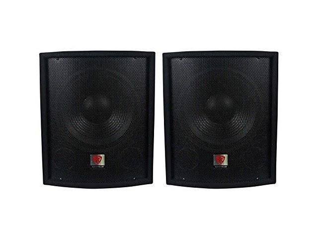 (2) New Rockville SBG1128 12x22 1200 Watt Passive Pro DJ Subwoofers Subs