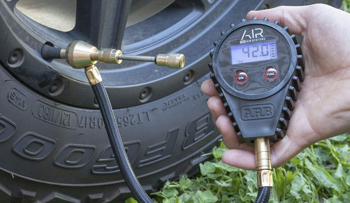 ARB510 ARB Air Systems E-Z Deflator Digital Tire Pressure Gauge With Pouch, All Measurements Pack of 2