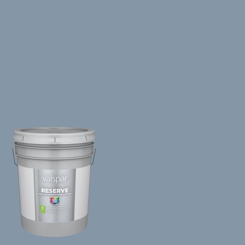 Valspar Reserve Satin Blissful Blue 4005-3c Interior Paint (5-Gallon) | 4005-3C-2916586