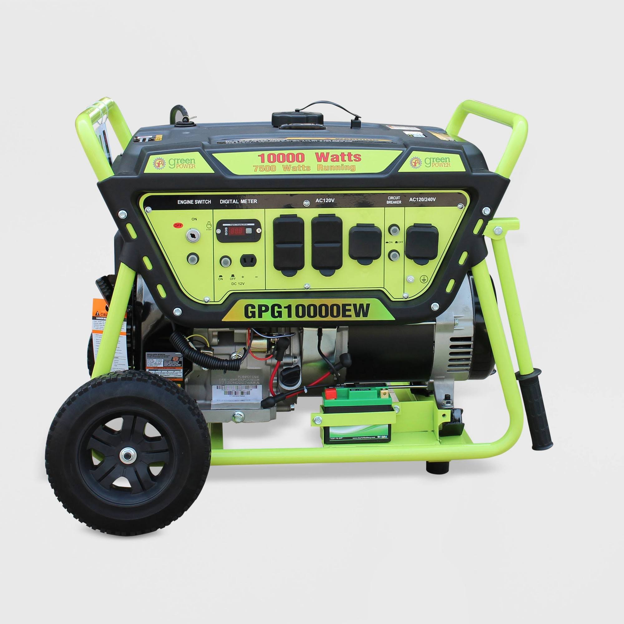 Green-Power America GPG10000EW 10000W Pro Electric Start Portable Generator