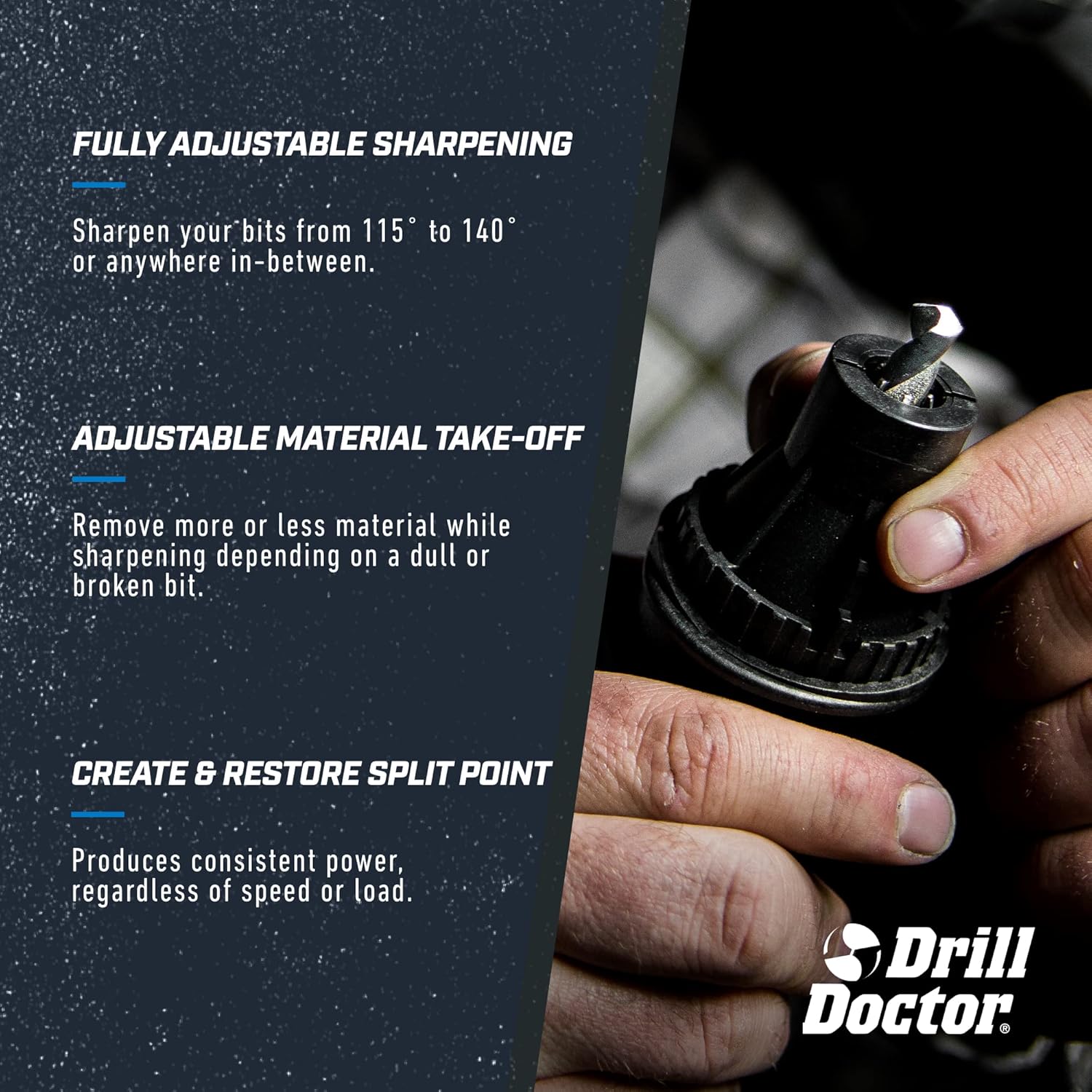 Drill Doctor - DD750x-W 750X Drill Bit Sharpener gray/black