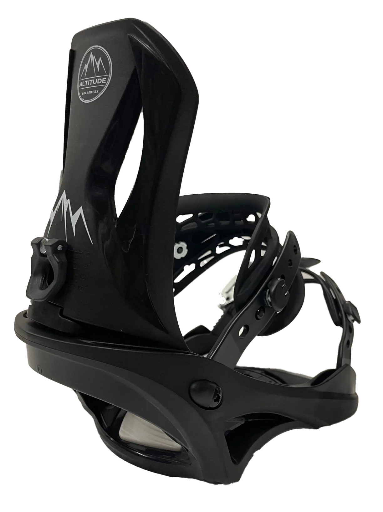 2022-23 ALTITUDE "RIDER" 4X4 BURTON SNOWBOARD BINDINGS (BLACK) L/XL MEN 9-13 | WOMEN 9.5+