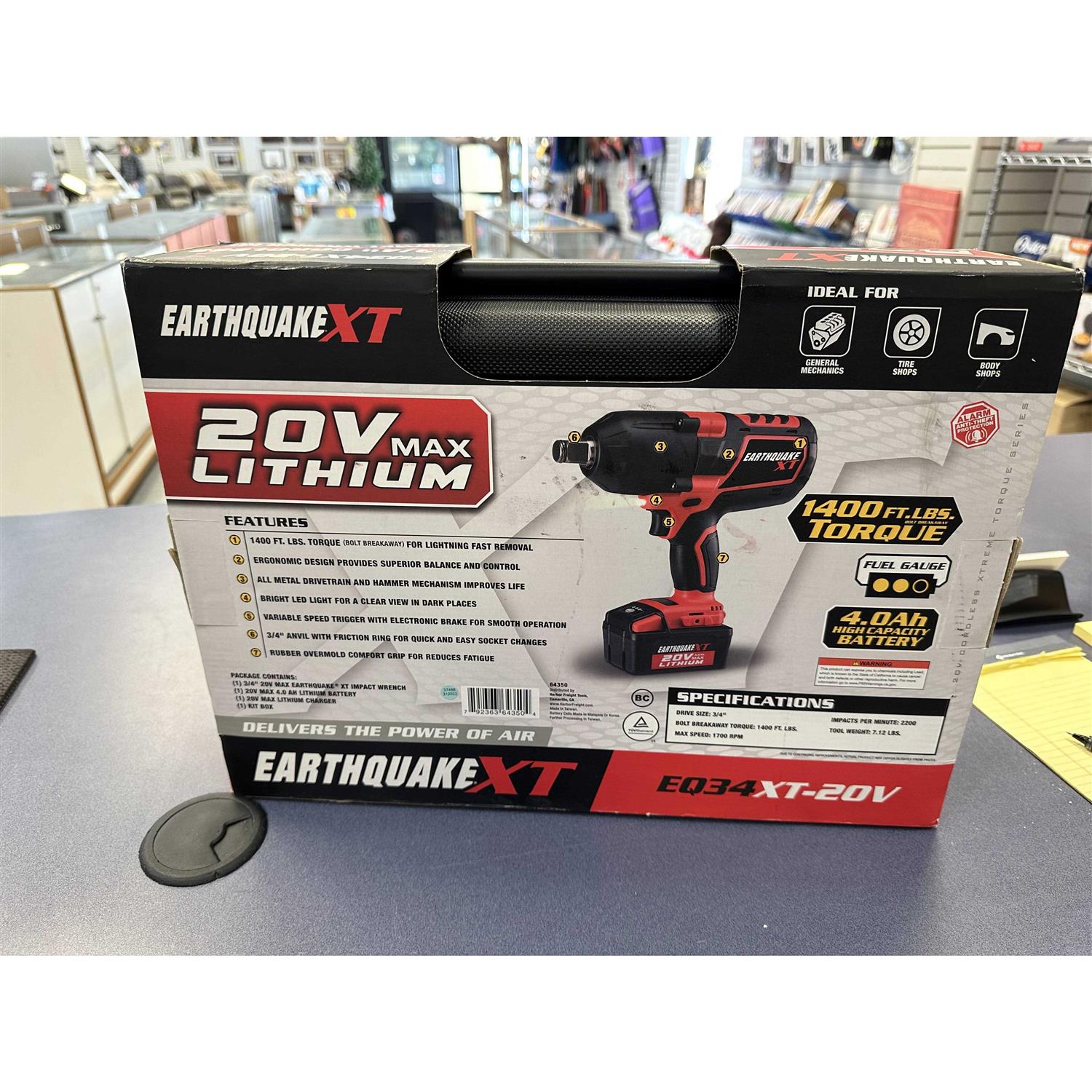 Earthquake EQ34XT-20V - Shop Hardware Tools Online Store