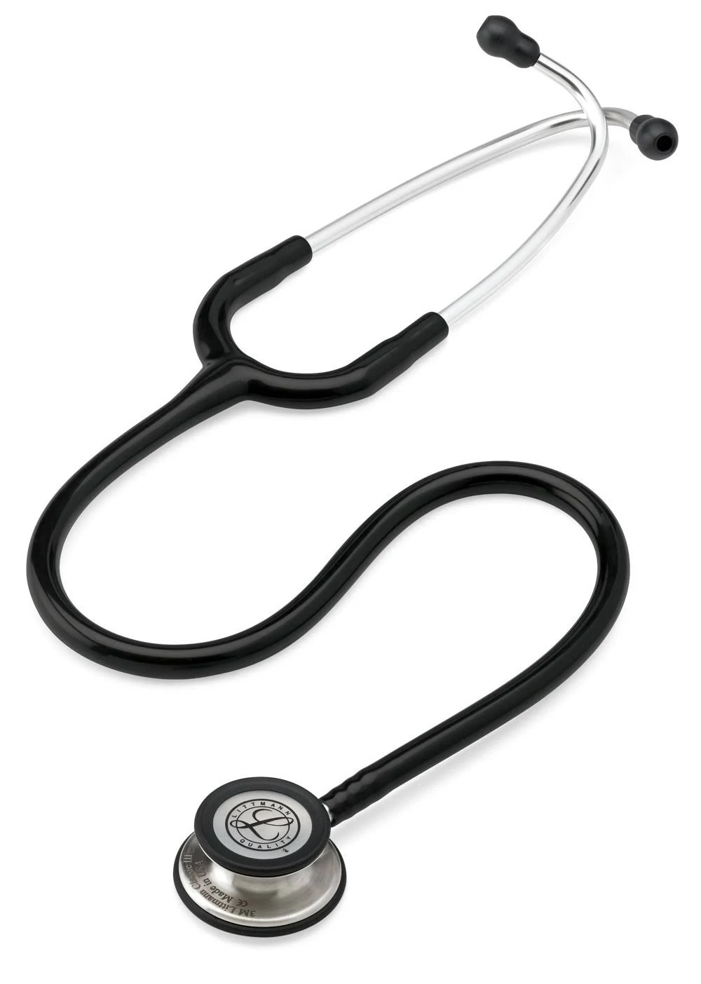 3M Littmann Classic III Stethoscope, Smoke-Finish, Black