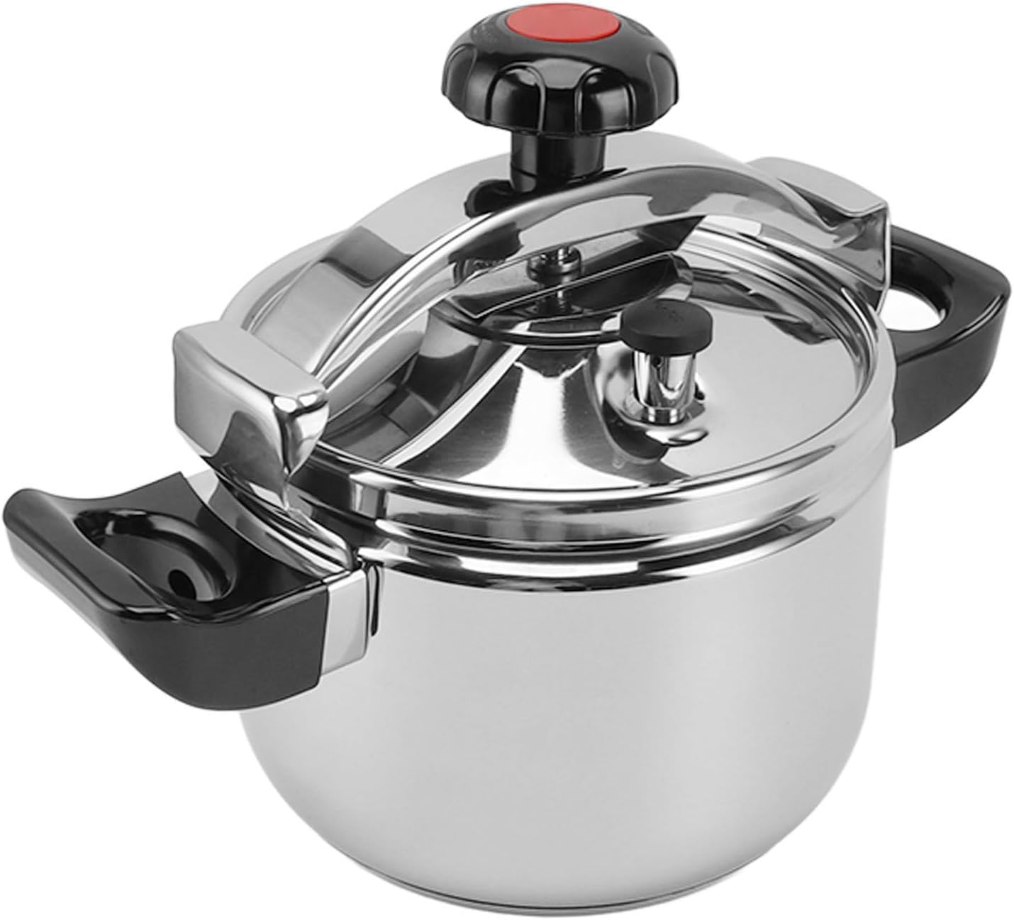 Pressure Cooker, Double Bottom Stainless Steel Pressure Cooker Multi Functional for Induction Stove (11L)