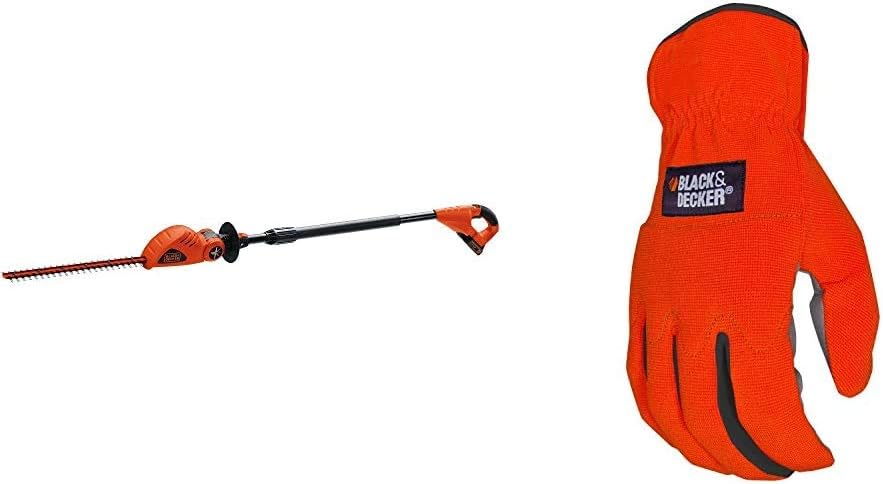 BLACK+DECKER 20V MAX Cordless Pole Hedge Trimmer, 18-Inch (LPHT120)