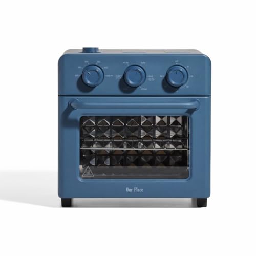 Our Place Wonder Oven | 6-in-1 Air Fryer & Toaster Oven with Steam Infusion | Compact, Countertop Friendly, Fast Preheat, Multifunctional | Air Fry, Toast, Roast, Bake, Reheat & Broil | Char