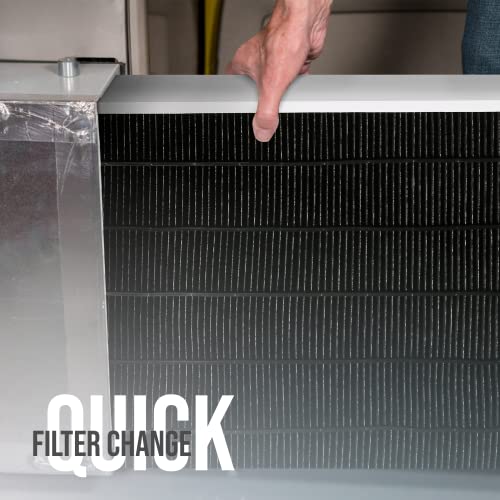 Lennox X6675 20x25x5 Air Filter, Merv 16 Carbon Clean Home Furnace Filter for HVAC system with Wholesalehome Cleaning Cloth Variation