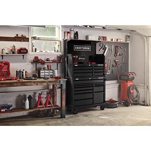 CRAFTSMAN 41" Rolling Tool Chest, 10-Drawer Steel Tool Cabinet with Drawer Trays and Paper Towel Holder (CMST341102RB)