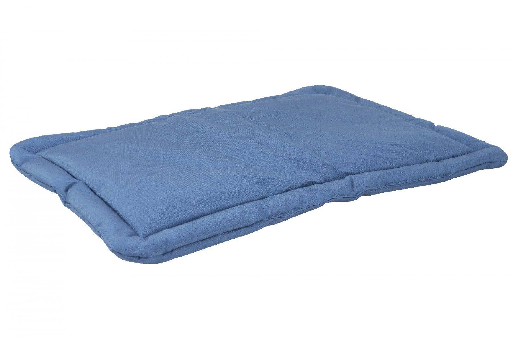 Tough Crate Pad | K9 Ballistics | Chew Resistant and More, Blue / X-Large (47x22x29x22)