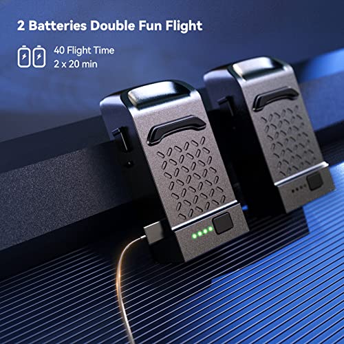 Ruko F11MINI Drone with Camera 4K, Under 249g, 60 Mins Flight with 2 batteries, 5GHz Transmission, GPS Auto Return, Brushless Motor, Foldable and Lightweight, FPV Quadcopter for Beginner, Adults