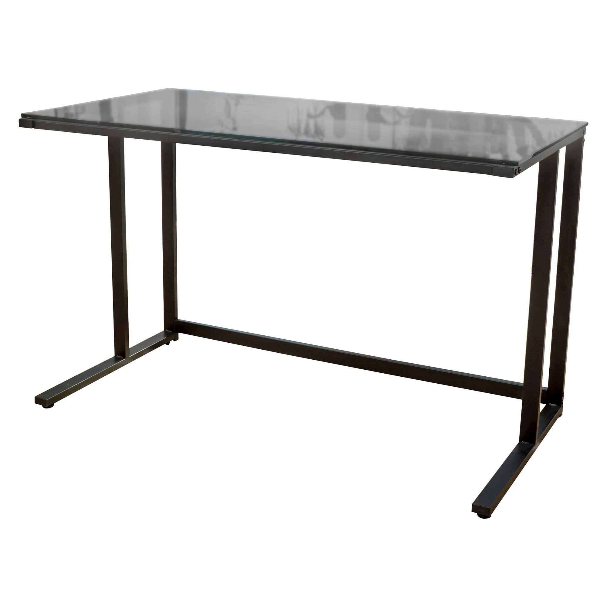 Eghan Glass Computer Desk by Christopher Knight Home