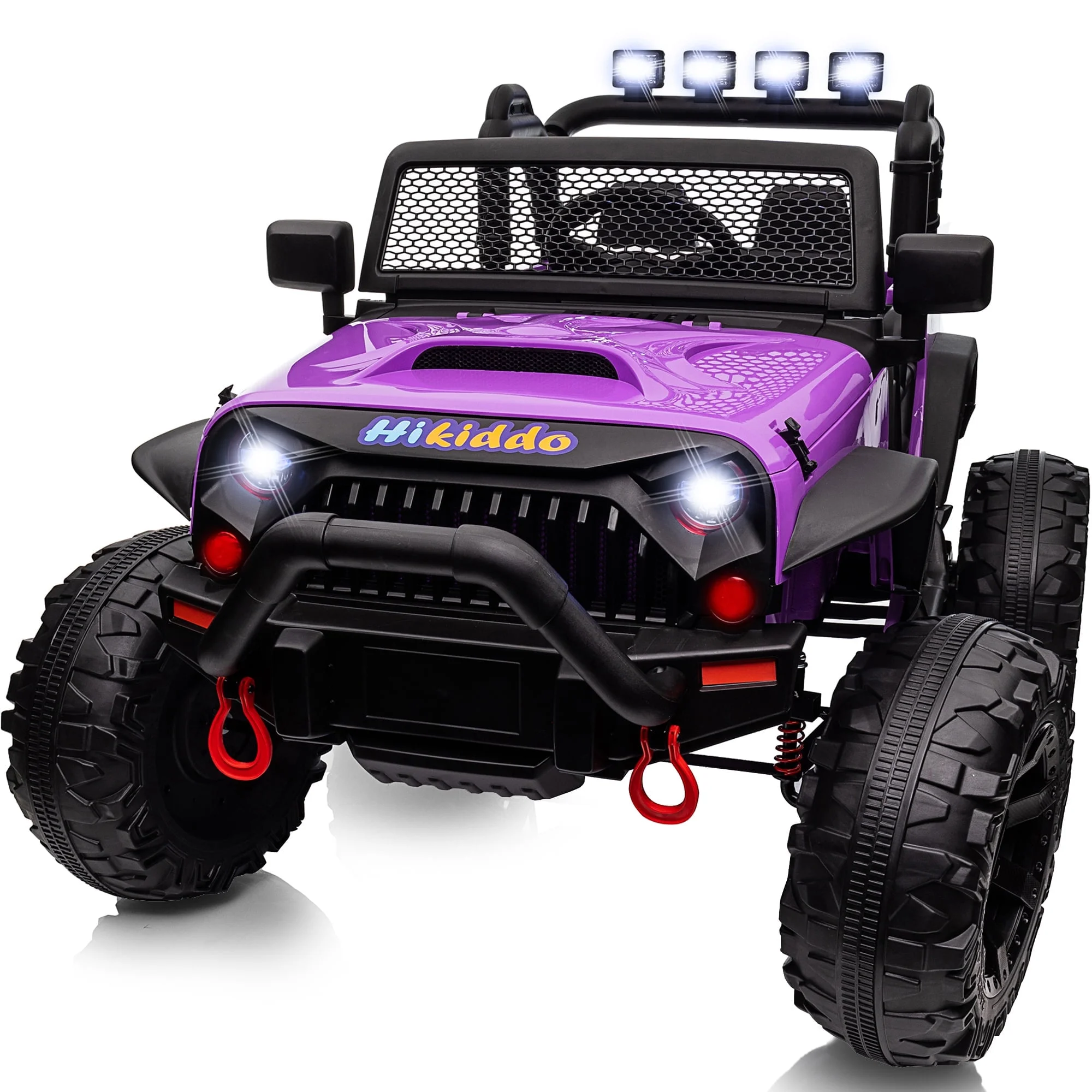 Hikiddo 24V Kids Ride on Truck, 2 Seater Powered Ride on Toy Car with Remote