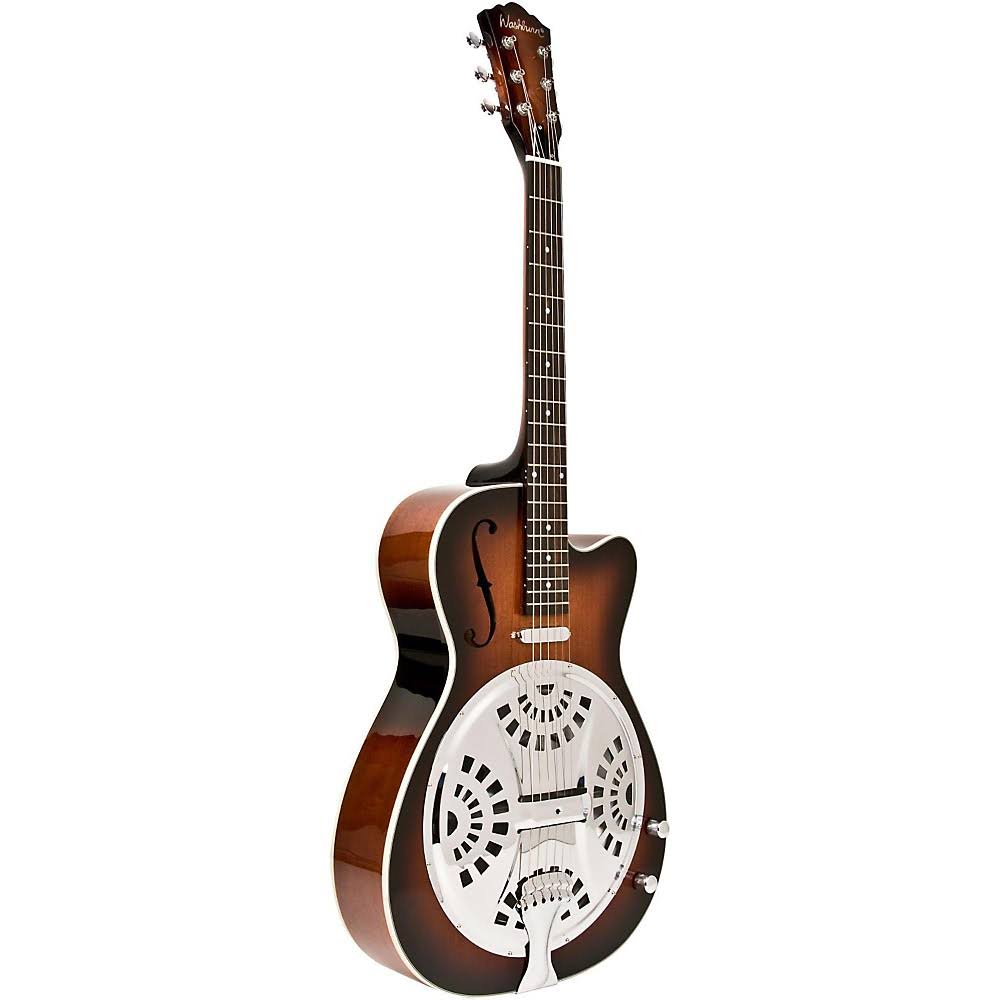 Washburn R15RCE Resonator - Vintage Sunburst Guitar