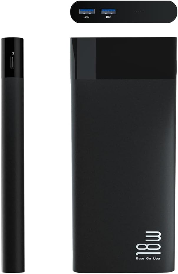 Portable Power Bank with 1080p Mini Camera Works with WiFi（2.4G only）, 29 Hours Long Recording No Audio Power Bank Camera, Supports Recording and Charging Meanwhile