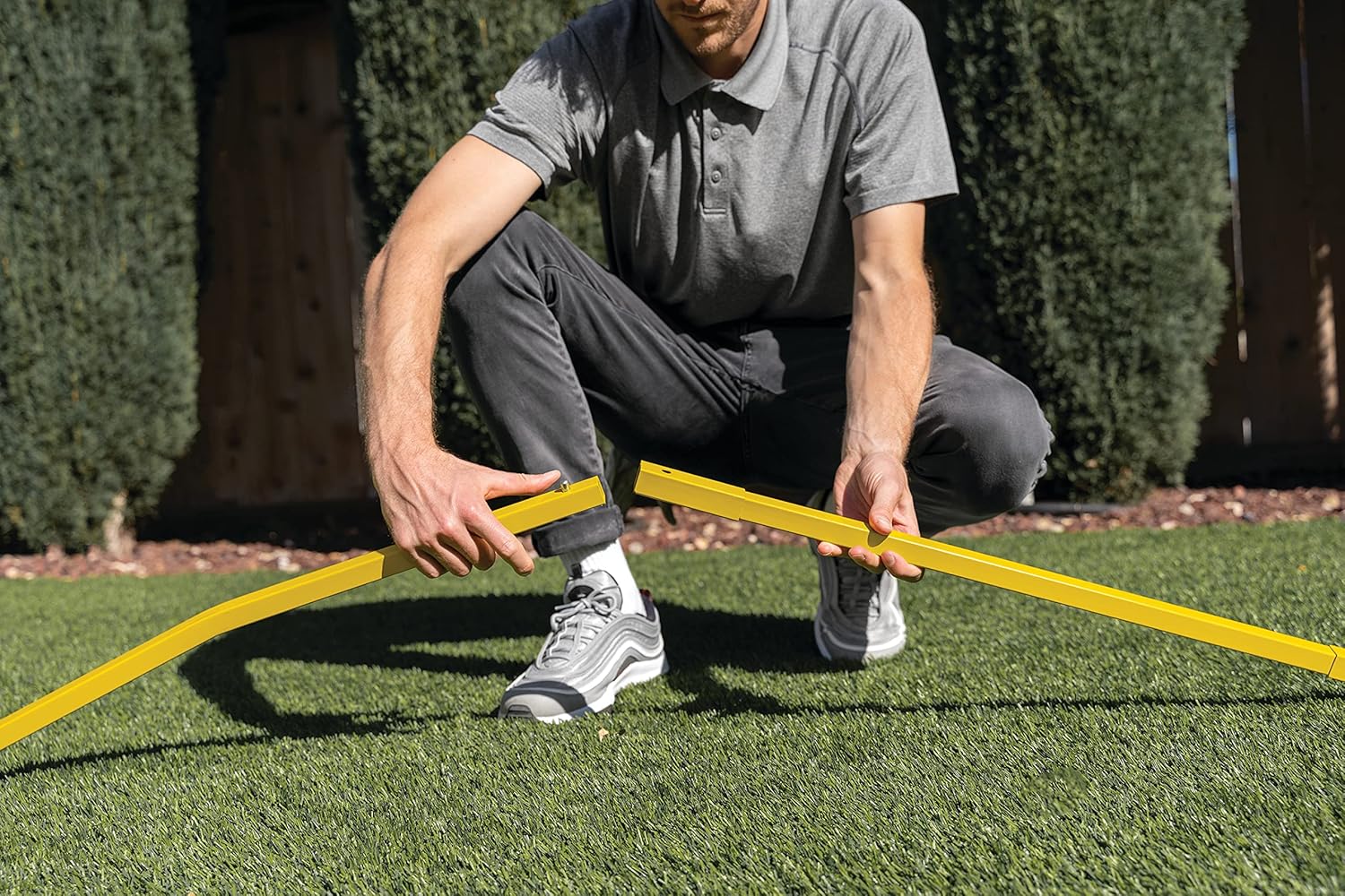 SKLZ Home Range Golf Net for Backyard Practice with Dual Net for Smooth Ball Return and Carry Bag