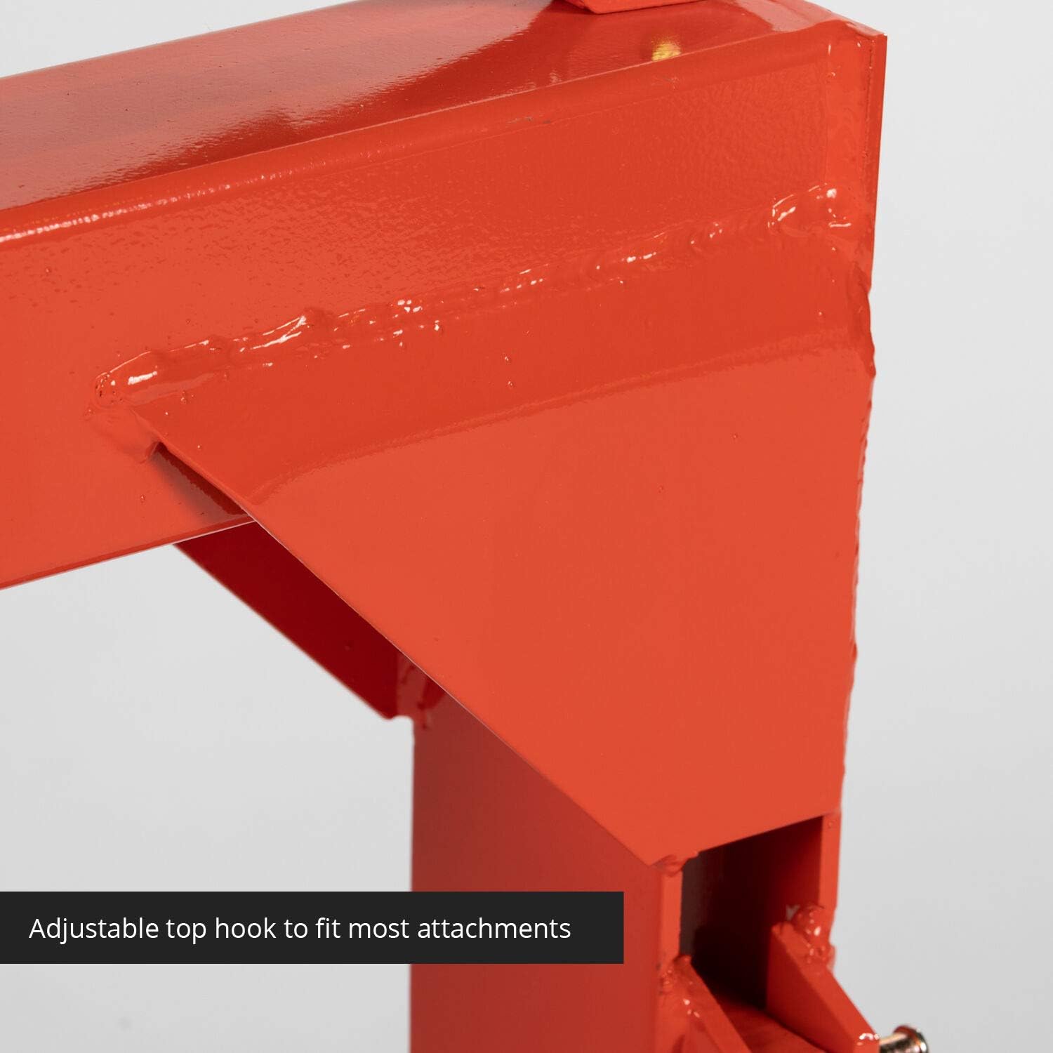 Titan Attachments Orange Category 2, 3 Point Quick Hitch Adapter