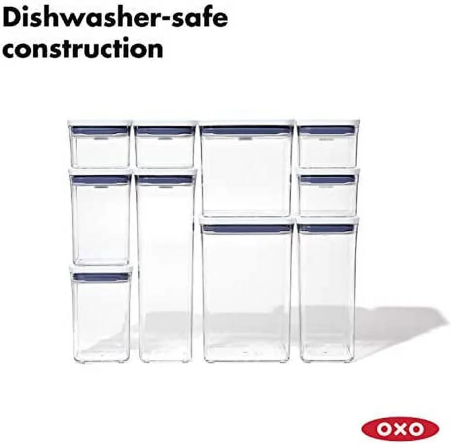 OXO Good Grips 10-Piece POP Container Set, White