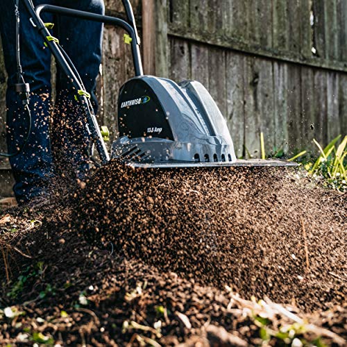 Earthwise TC70016 16-Inch 13.5-Amp Corded Electric Tiller/Cultivator, Grey