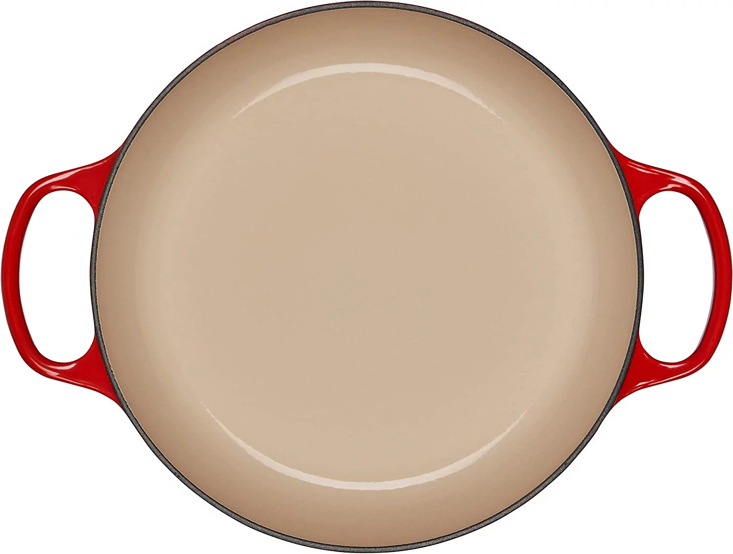 Le Creuset Enameled Cast Iron Signature Braiser, 2.25 qt., Cerise (Non-Retail Packaging)