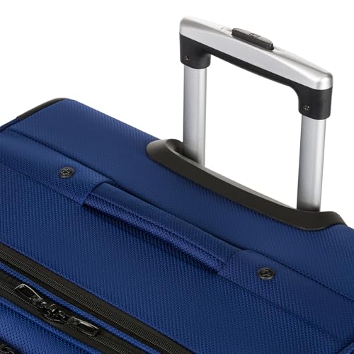 SwissGear Sion Softside Expandable Luggage, Black, Checked-Large 29-Inch