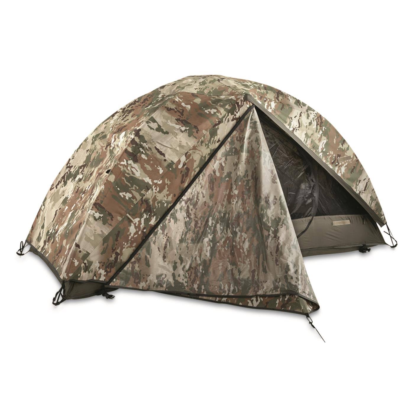 SPG Brooklyn Armed Forces Military Style 1 Person Tent, Size: Medium, Multicam OCP