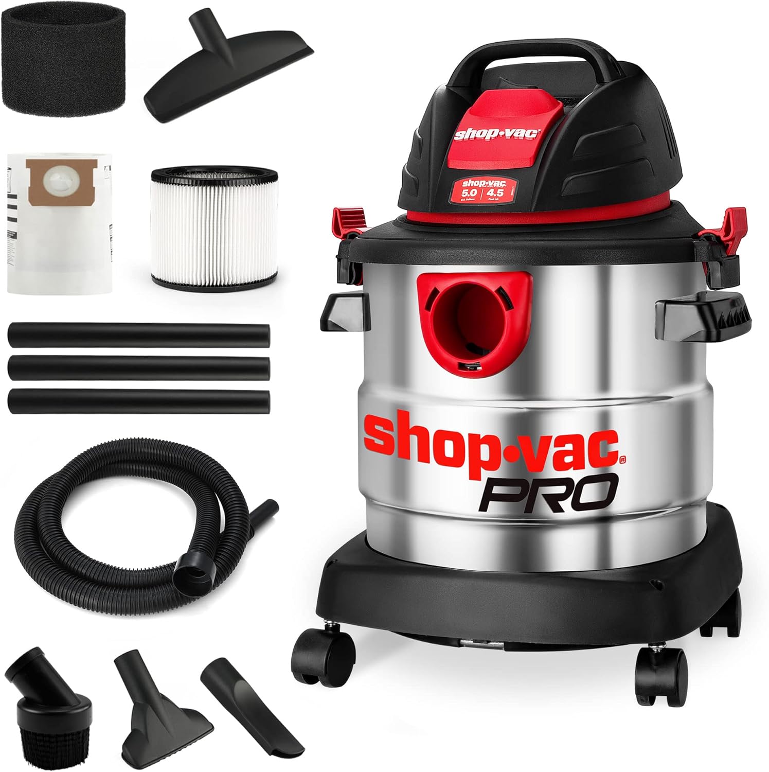 Shop-Vac 5 Gallon 4.5 Peak HP Wet/Dry Vacuum and Dust Collector