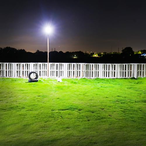 Solar Street Lights Outdoor: Dusk to Dawn Solar Parking Lot Lights with 3 Modes Motion Sensor Remote Control, Security Waterproof Commercial Solar Lights for Outside, Yard, Garage, Driveway