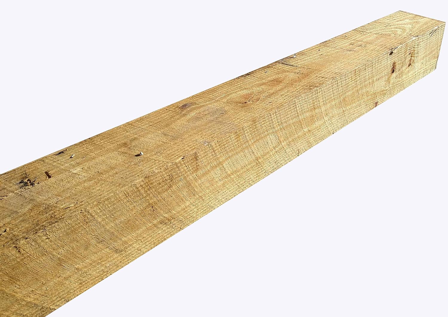 Rustic Barn Beam Fireplace Mantel Solid Rough Sawn Timber (Antique Oak, 4x6x60)
