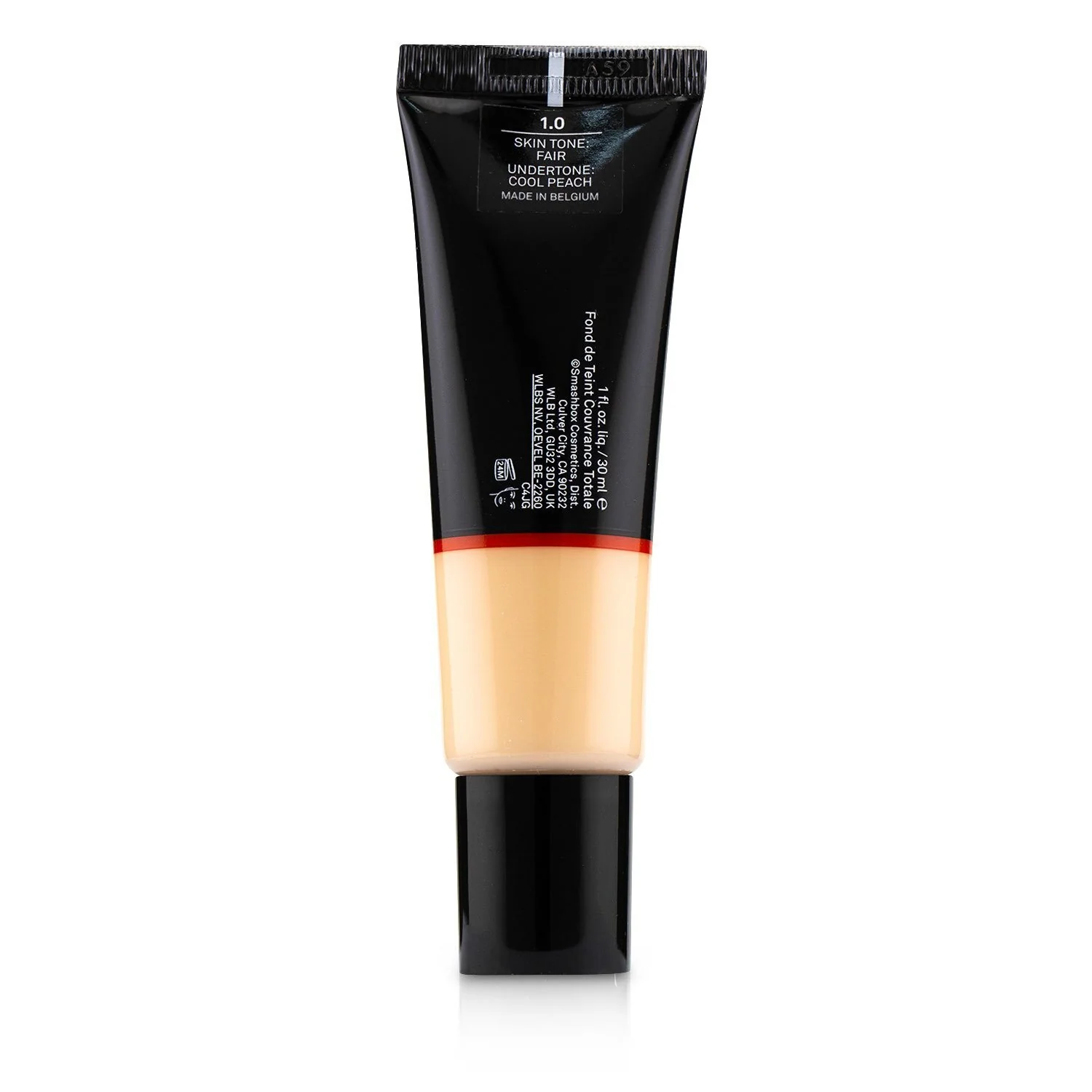 Smashbox Studio Skin Full Coverage 24 Hour Foundation - # 1 Fair With Cool Peach Undertone  30ml/1oz