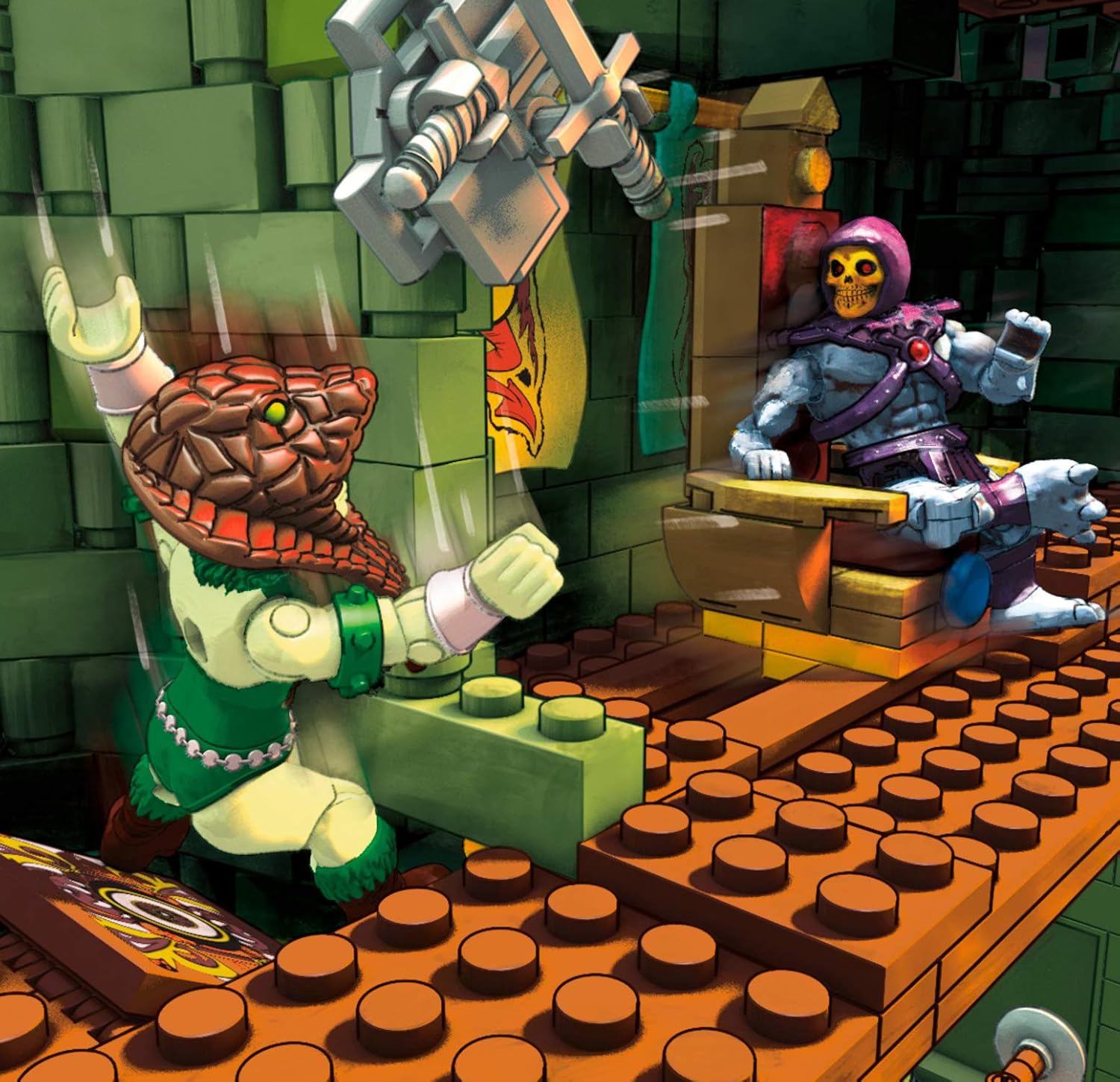 ​MEGA Masters of the Universe Castle Grayskull MOTU Construction Set, Building Toys for Boys [Amazon Exclusive]