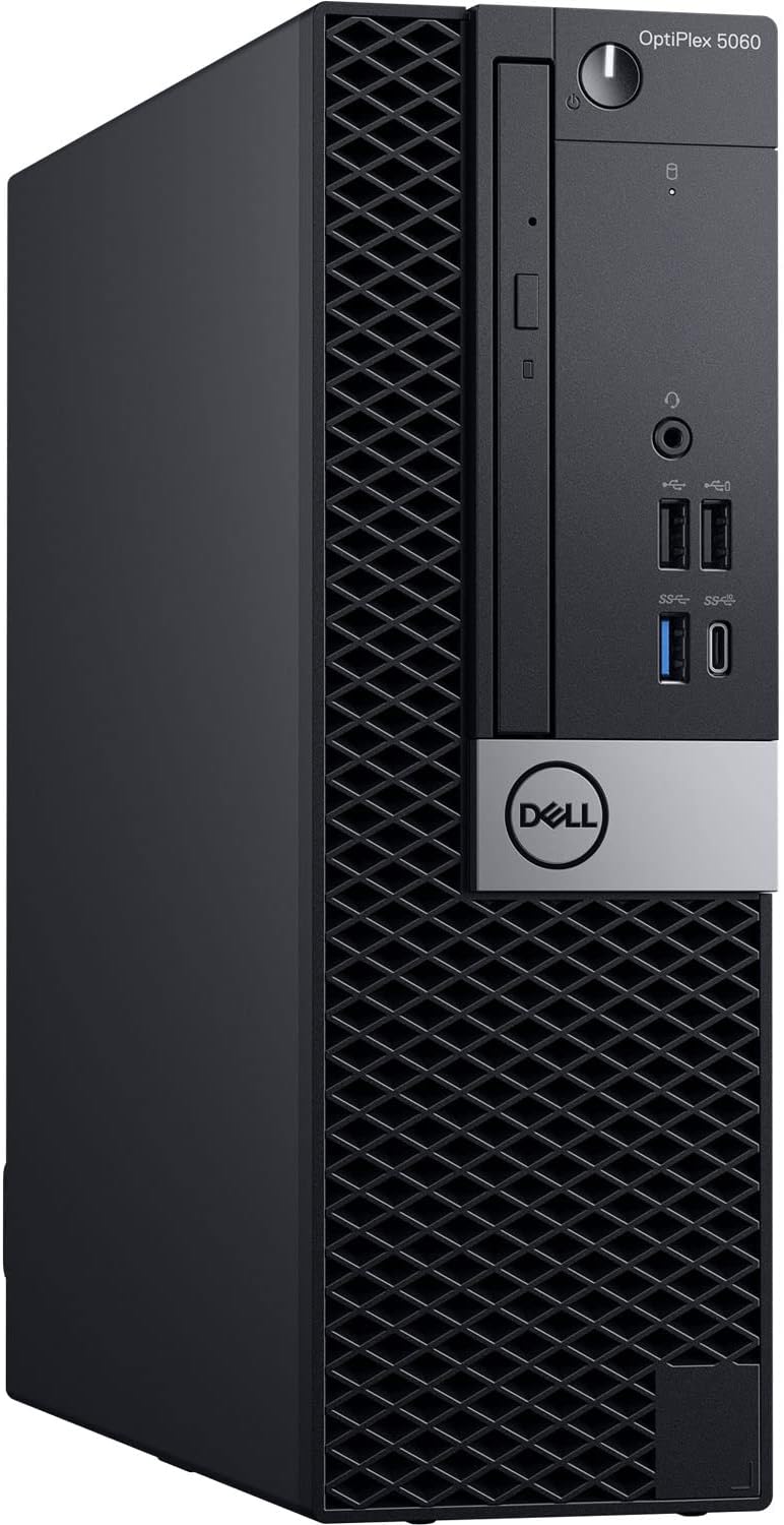 Dell Optiplex 5060 Desktop Computer | Hexa Core Intel i7 (3.4) | 32GB DDR4 RAM | 250GB SSD Solid State | Windows 11 Professional | Home or Office PC, Black (Renewed)