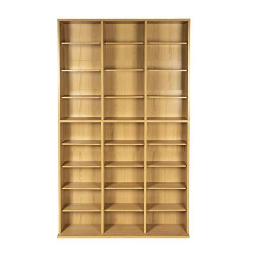 Atlantic Oskar Adjustable Media Wall-unit - Holds 756 CDS 360 DVDs or