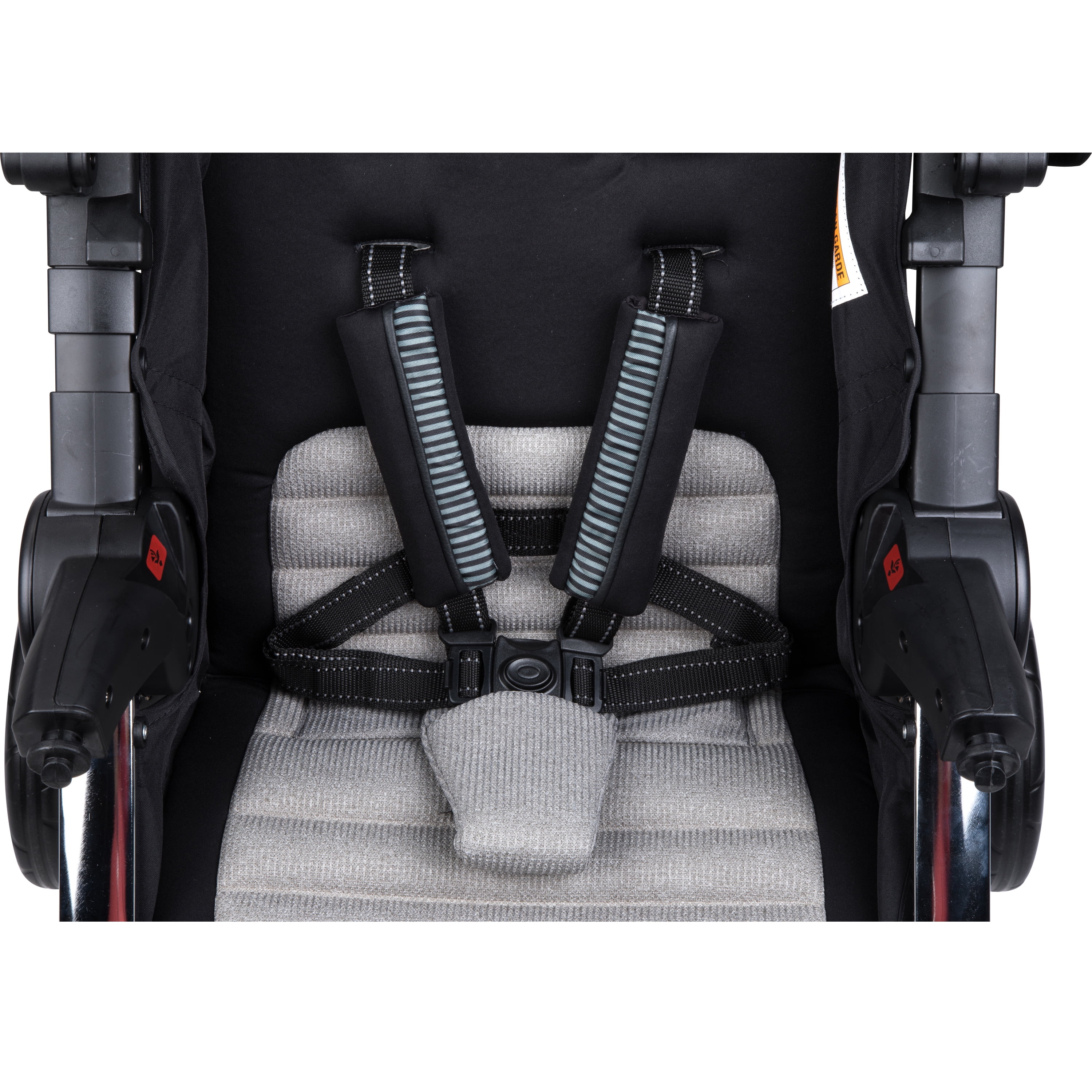 Monbebe Edge Travel System Stroller and Rear-Facing Infant Car Seat, Pinstripe