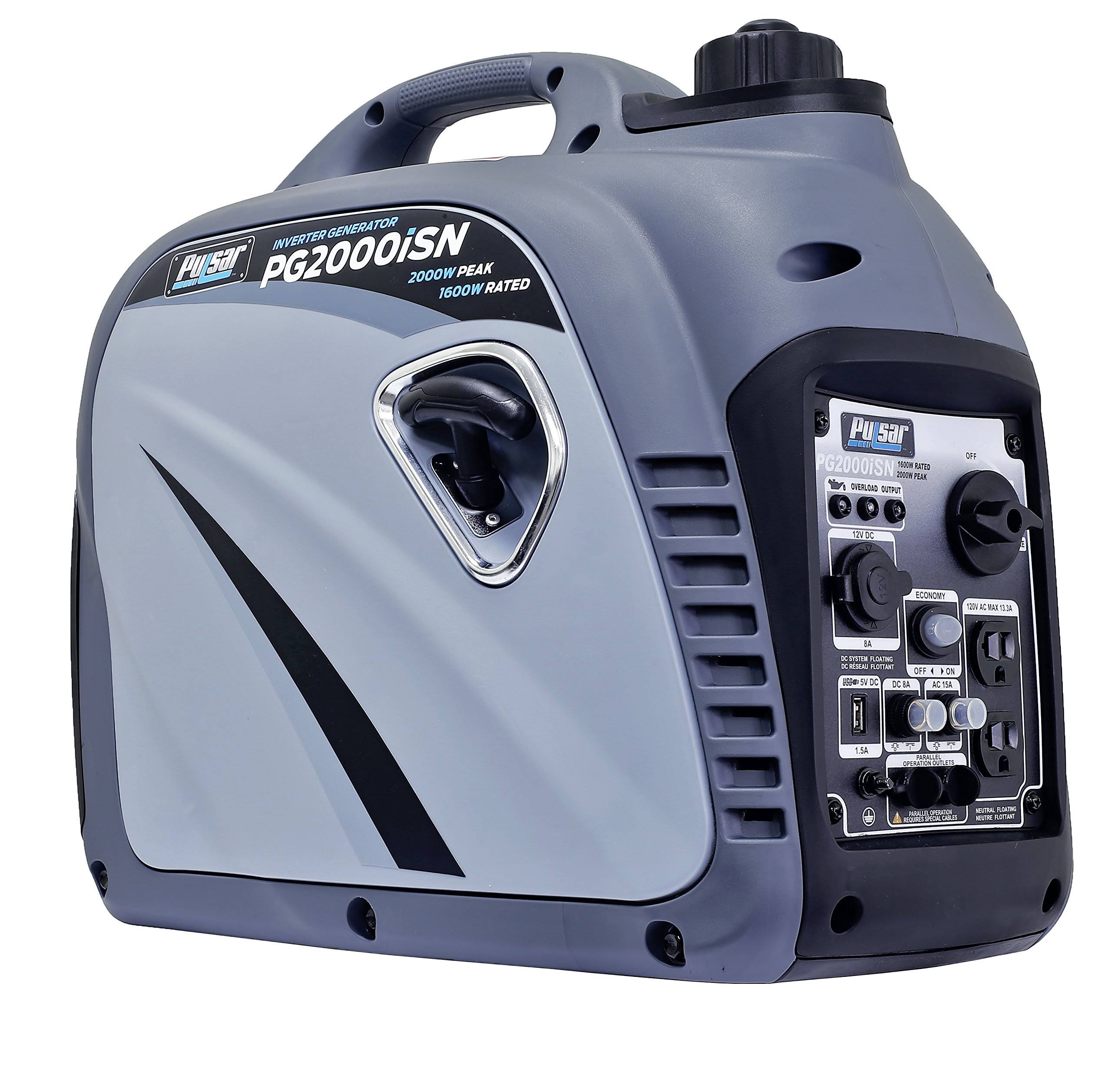 Pulsar Products PG2000iSN Grey 2000W Portable Inverter Generator, Gray