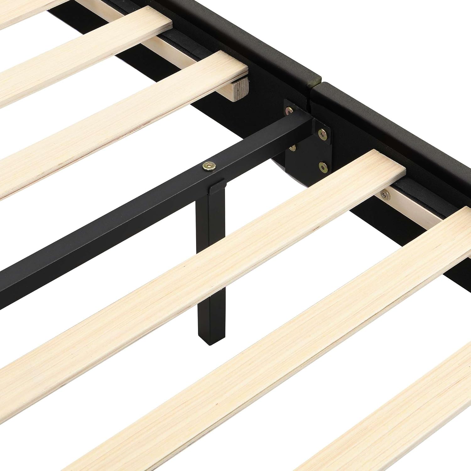Modern Full Size Floating Bed Frame with LED Lights, USB Charging, and Upholstered Platform - Sleek Black Design for Contemporary Bedrooms (Full)