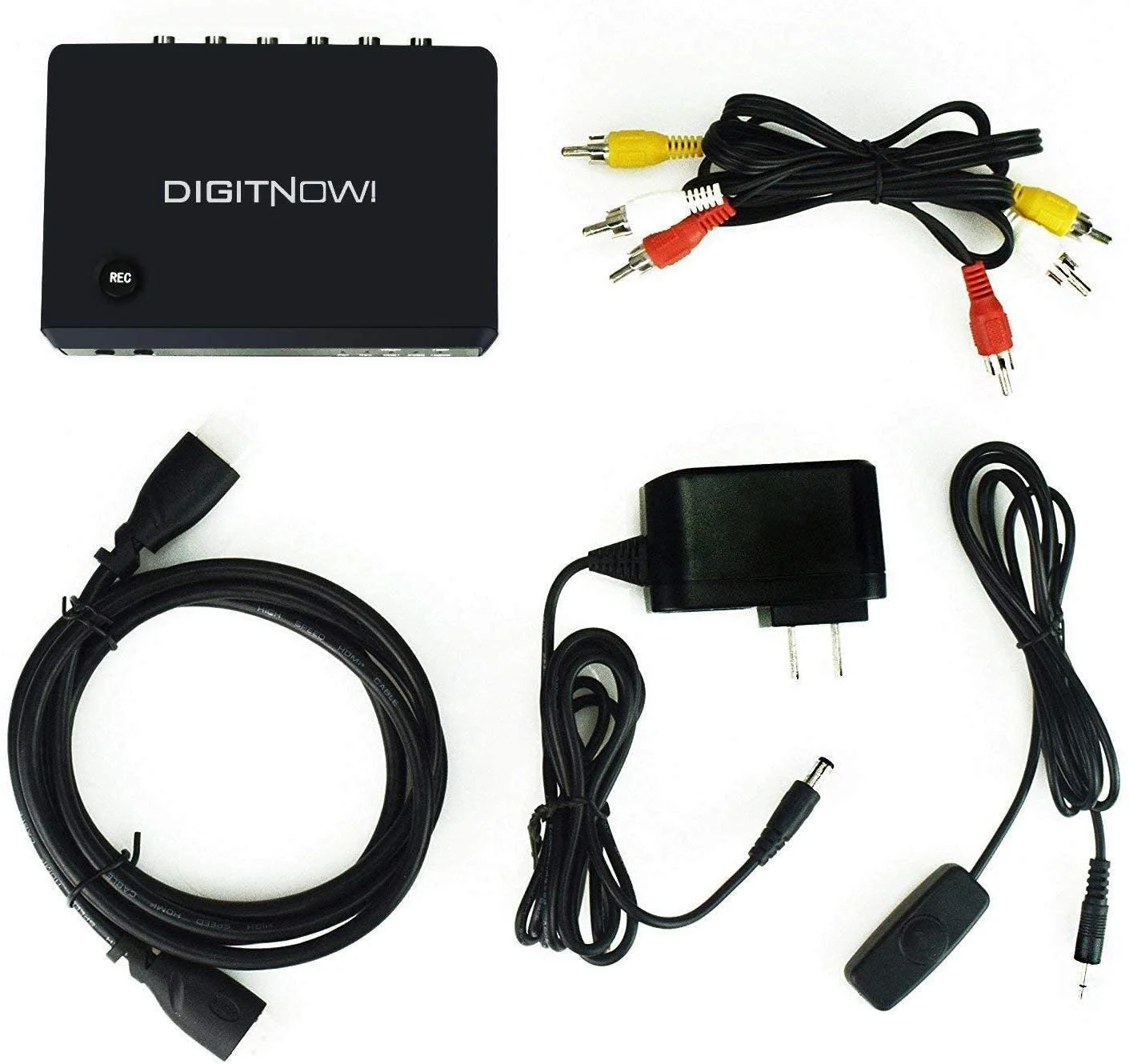 DIGITNOW! HD Game Capture HD Video Capture Device 1080P HDMI Video capture Converter/Adapter Recorder for PS4, Xbox One/Xbox 360,LiveTV,PVR DVR and more,Support HDMI/YPbPr/CVBS Input and HDMI Output