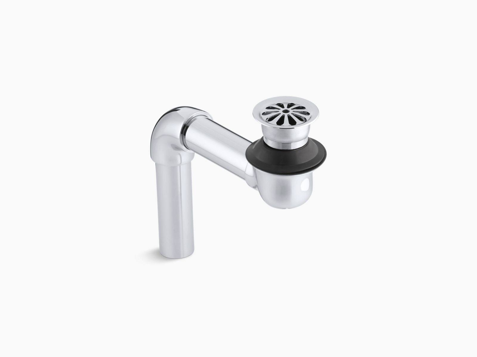 KOHLER K-7131-A-CP Offset Grid Drain, Polished Chrome