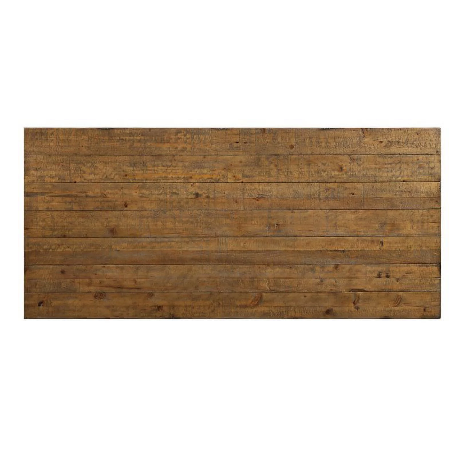 Furniture of America Liston Wood Trestle Dining Table in Rustic Brown Pine
