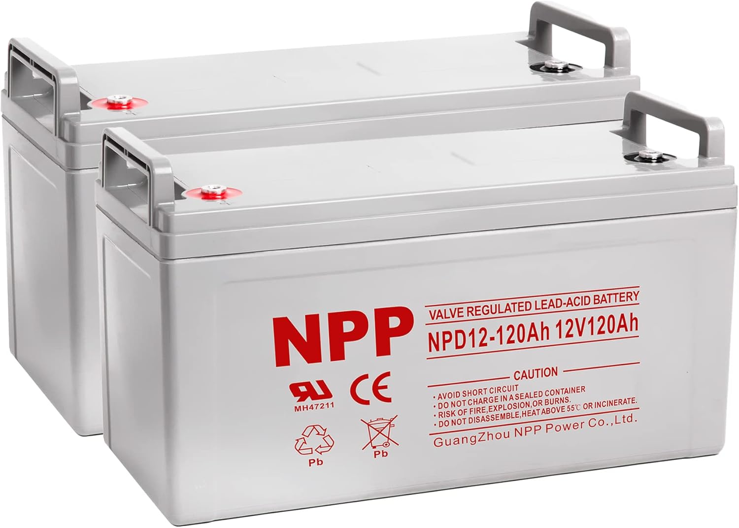 NP12V-100Ah 12 Volt 100Ah AGM SLA VRLA Rechargeable Battery, 1200+ Deep Cycle 100amp Battery, Safe Charger for Most Home Appliances, RV, Camping, Cabin, Marine, UPC, Trolling Motor and Off-Grid System