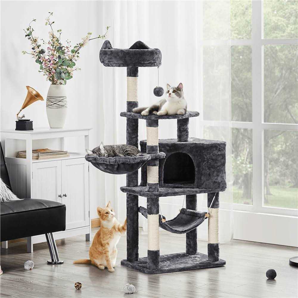 Yaheetech 54.5 inch Cat Tree Tower with Scratching Posts - Pet Supplies online store