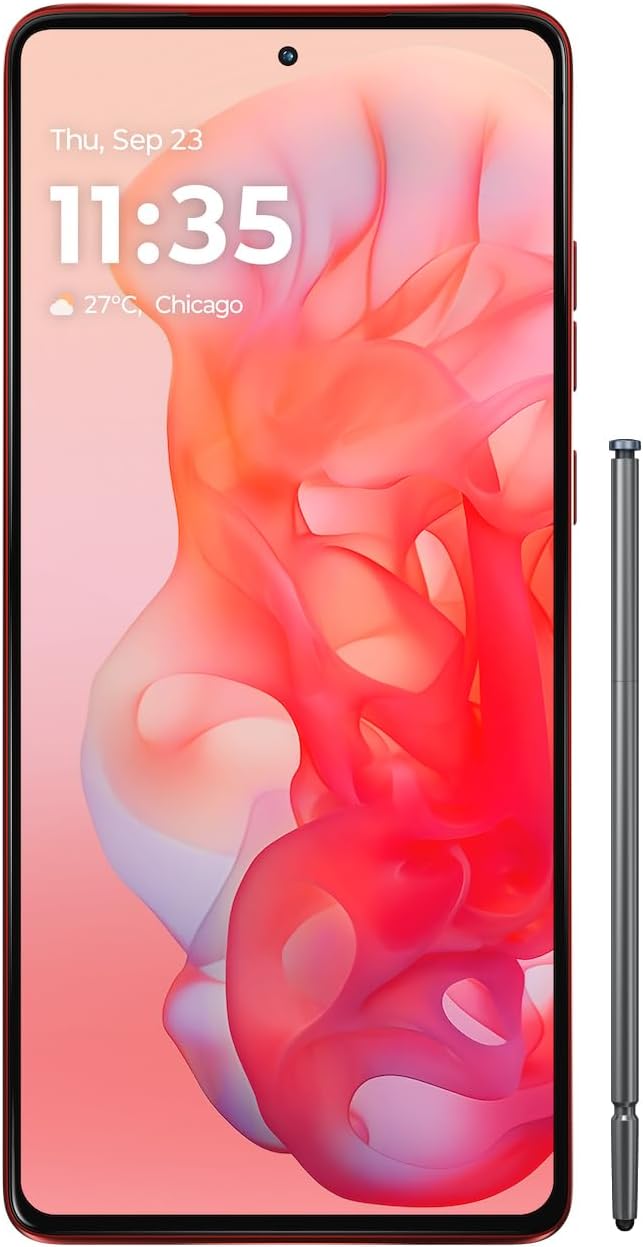 Moto G Stylus 5G | 2024 | Unlocked | Made for US 8/256GB | 50MP Camera | Scarlet Wave