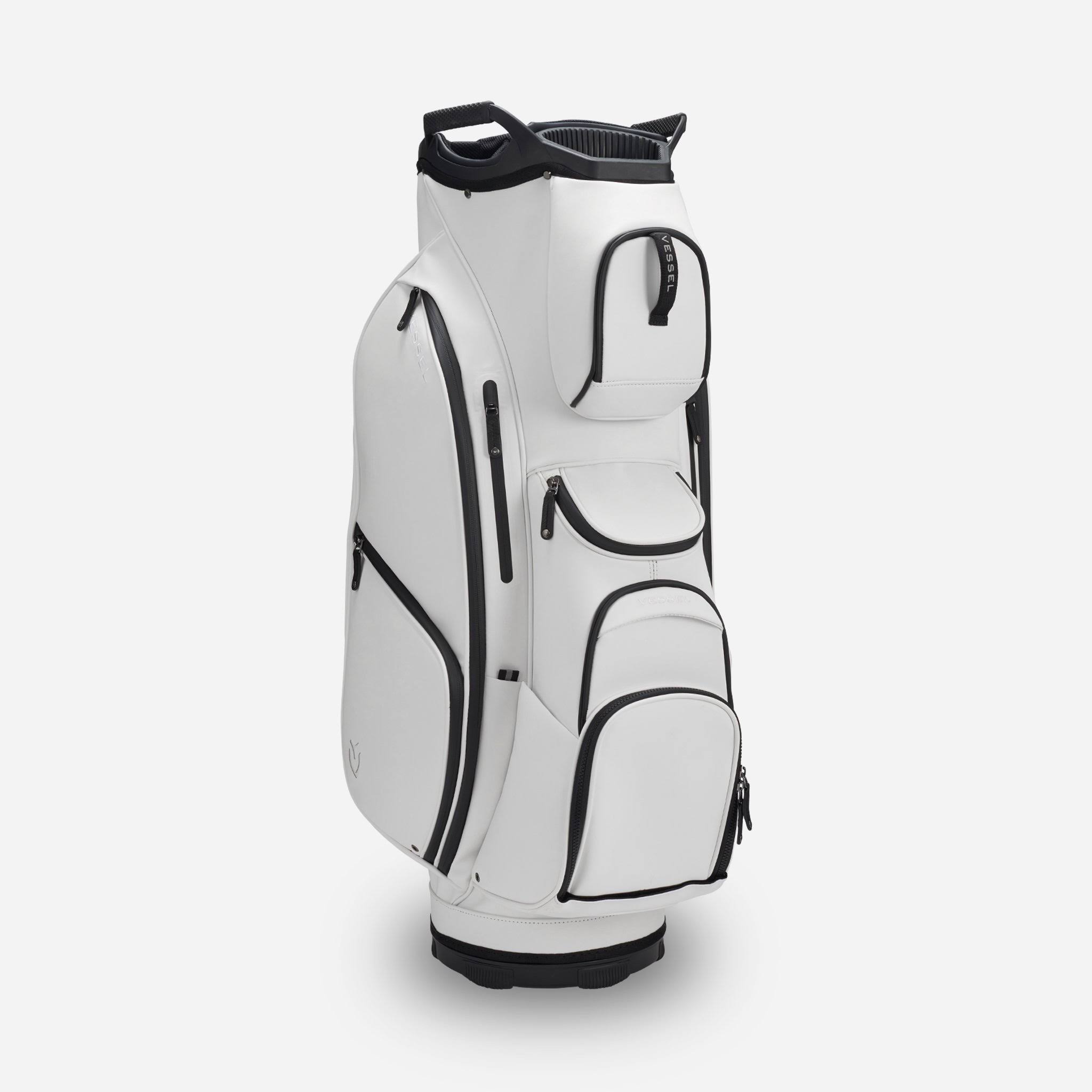 Vessel Lux XV Cart Bag, Matte White/Navy