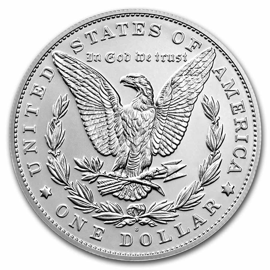 2021-S Silver Morgan Dollar MS-70 PCGS (FDI, Black)
