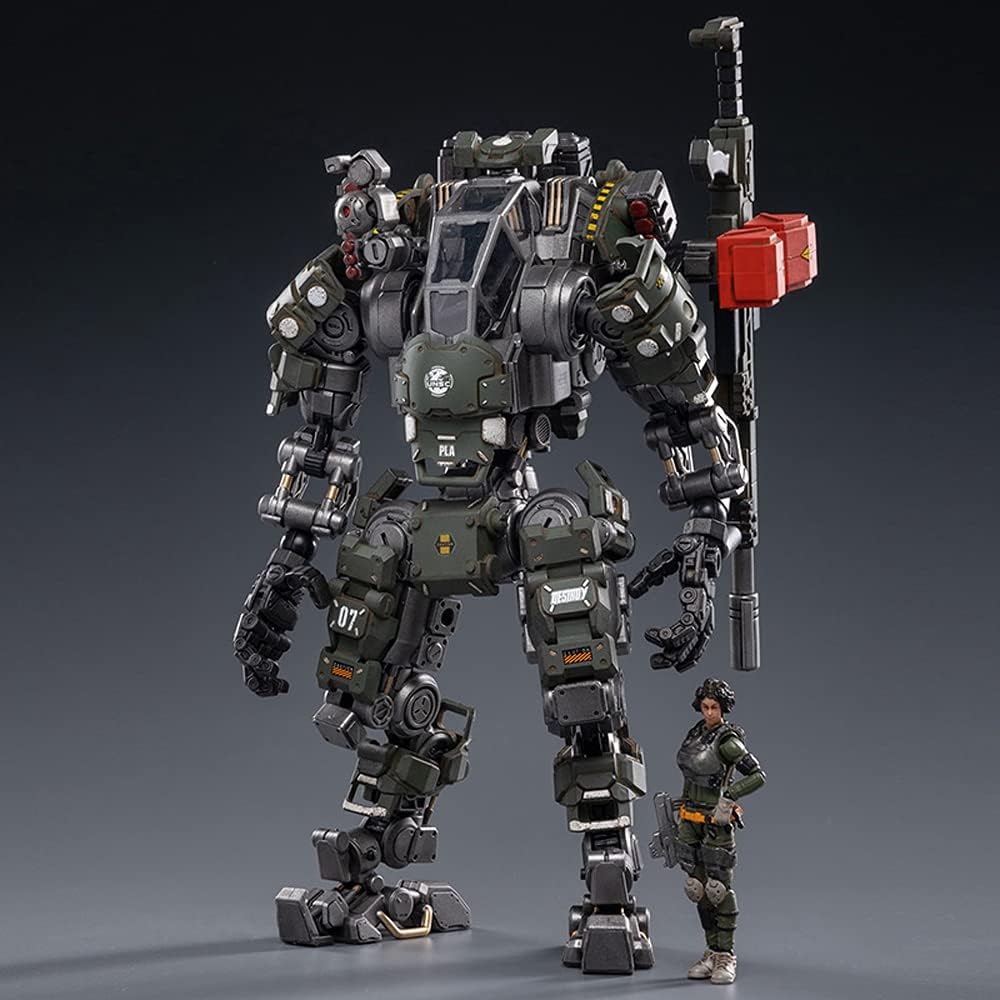 HiPlay JoyToy 1/25 Science-Fiction Robot Mecha Action Figures Full Set-Dark Source Series-Iron Wrecker 02 Tactical Mecha