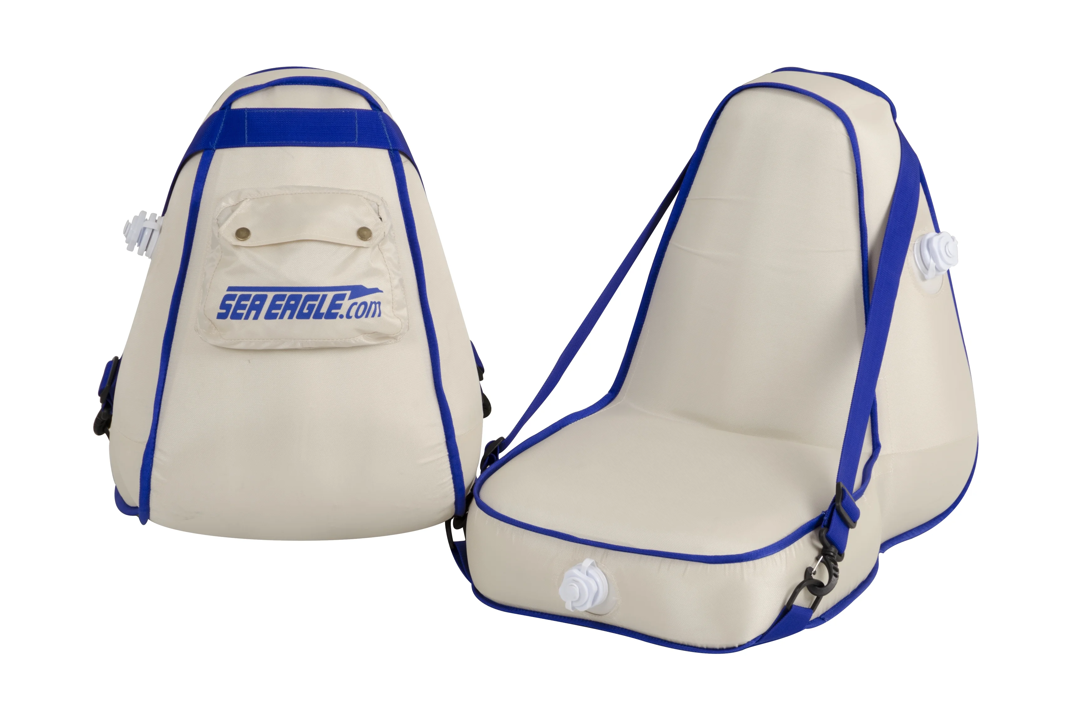 Sea Eagle SE330 Two Person Inflatable Sport Kayak Boat with Seats, Paddles, Bag and Pump-Affordable-Lightweight-Portable- QuikSail Package