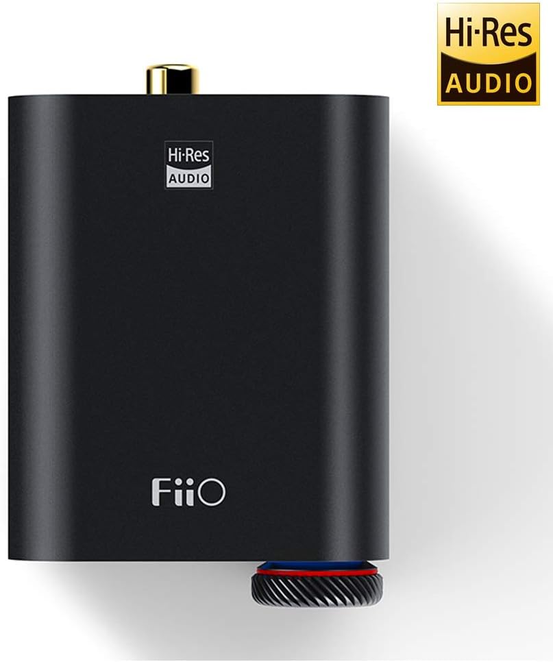 FiiO New K3 Headphone Amplifier High Resolution 384kHz/32bit PCM DSD256 USB-C DAC for Home and Computer Coaxial and Optical Digital Outs