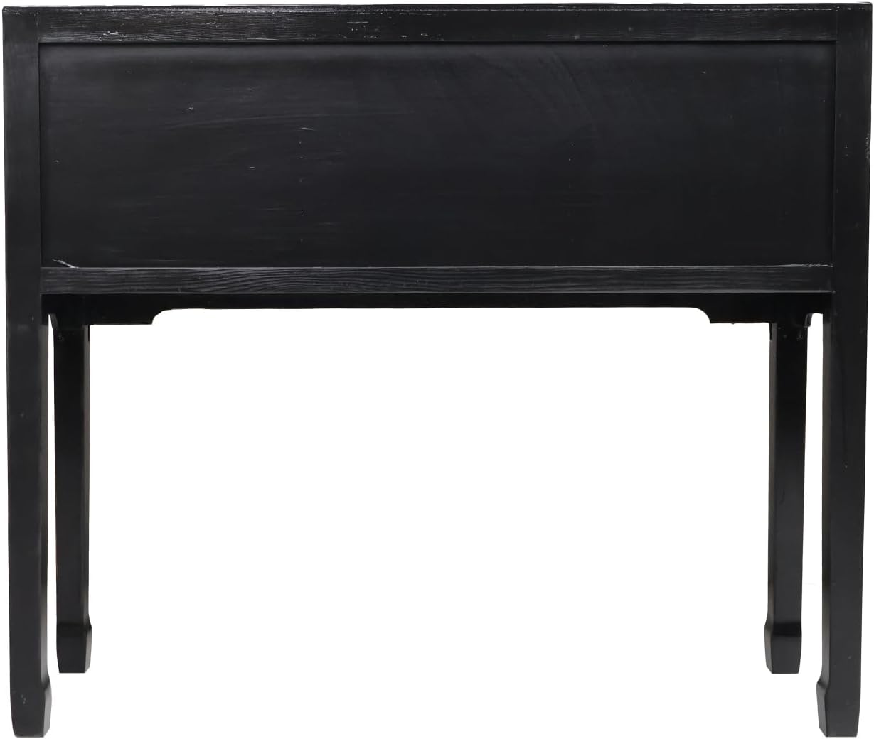 Chinese Console Table Lady Chest in Black Lacquer